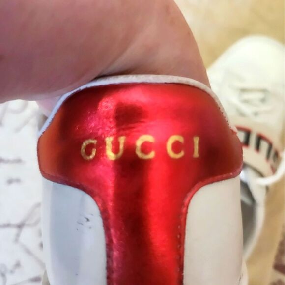 Gucci Sneakers with Logo Band Design Classic Style - Picture 8 of 12